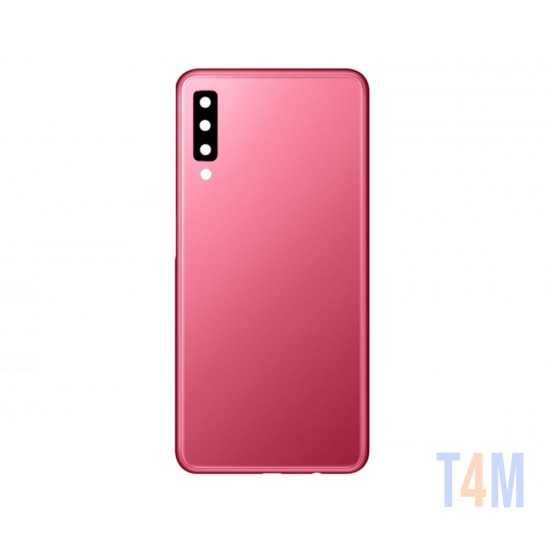 Tapa Trasera+Lente de Cámara Samsung Galaxy A7 2018/A750 Rosa